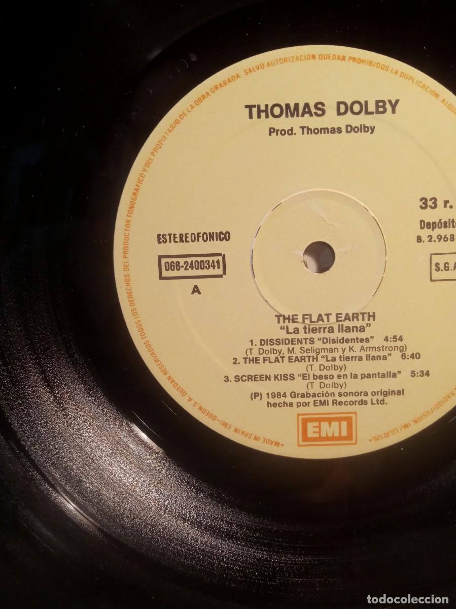 Discos de vinilo: THOMAS DOLBY - THE FLAT EARTH. - Foto 3