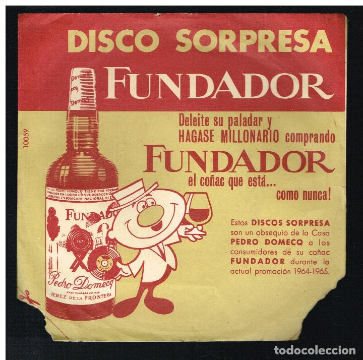 Discos de vinilo: FUNDA DISCO SORPRESA FUNDADOR - N&ordm; 10.059 - SOLO LA FUNDA, SIN VINILO - Foto 1
