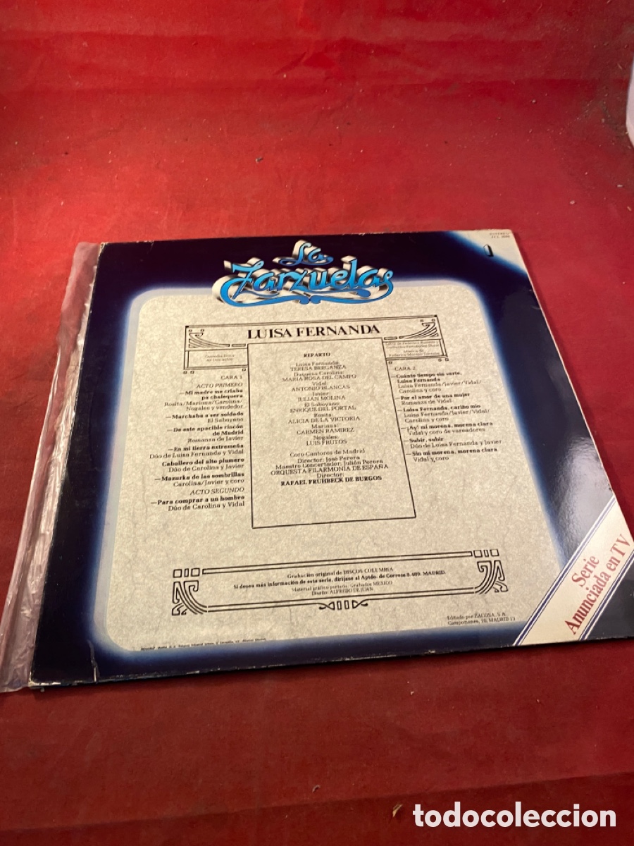 Discos de vinilo: LUISA FERNANDA - Foto 2