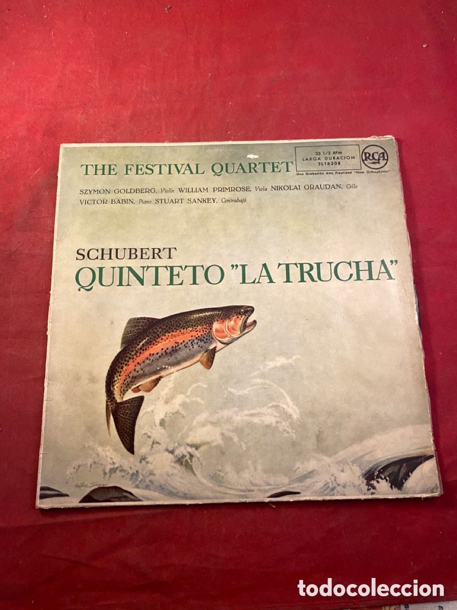 Discos de vinilo: SCHUBERT QUINTETO LA TRUCHA - Foto 1