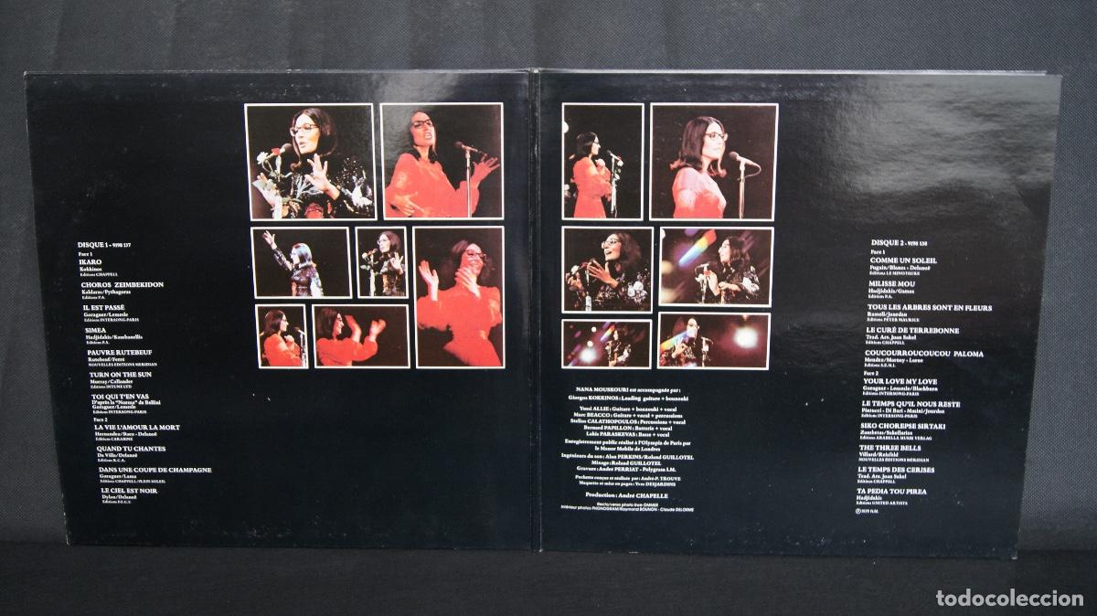 Discos de vinilo: Nana Mouskouri a Paris - Doble LP - Foto 3
