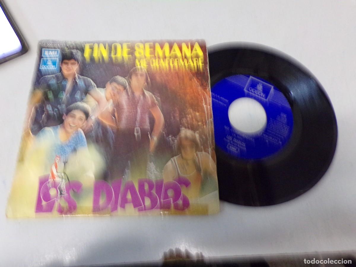 Discos de vinilo: ESTAMOS LIQUIDANDO. los diablos - fin de semana , mne conformare - emi odeon - Foto 1