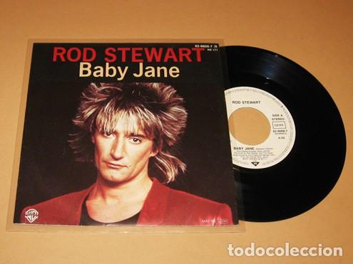 Discos de vinilo: ROD STEWART - BABY JANE - SINGLE - 1983