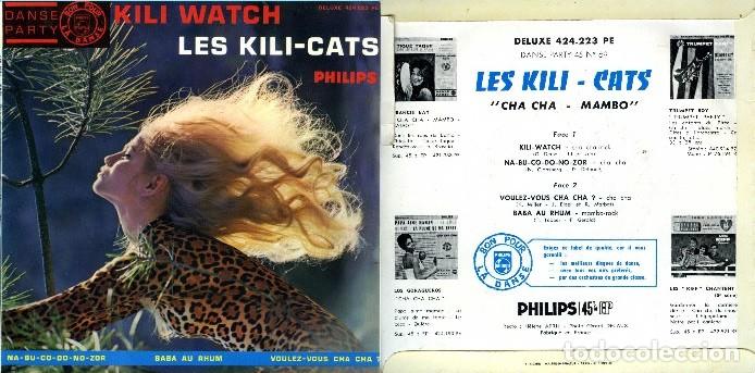 Discos de vinilo: LES KILI-KATS: Cha cha - mambo (EP) - Foto 1
