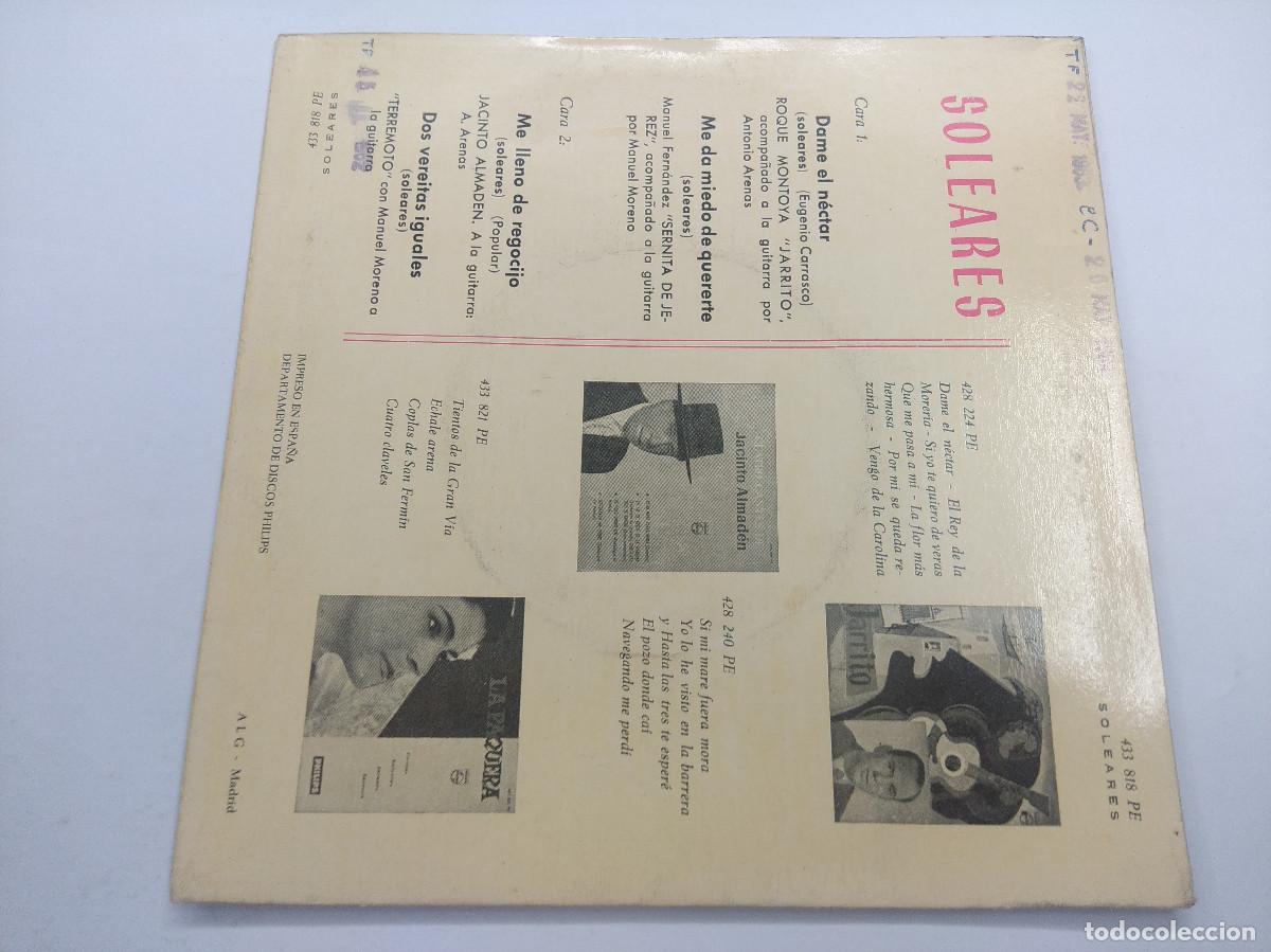Discos de vinilo: TABLAO FLAMENCO/SOLEARES/SINGLE. - Foto 3