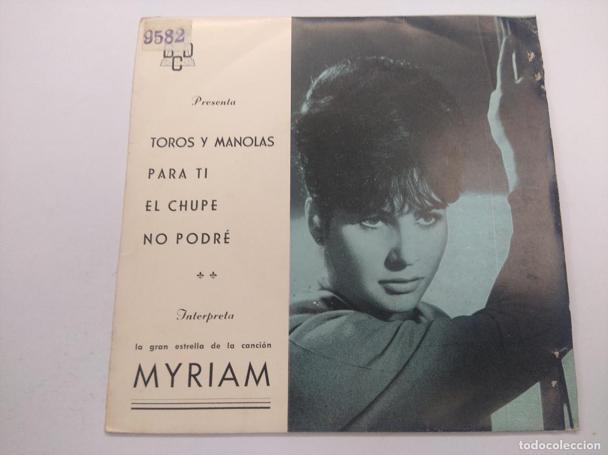 Discos de vinilo: MYRIAM/TOROS Y MANOLAS/SINGLE. - Foto 1
