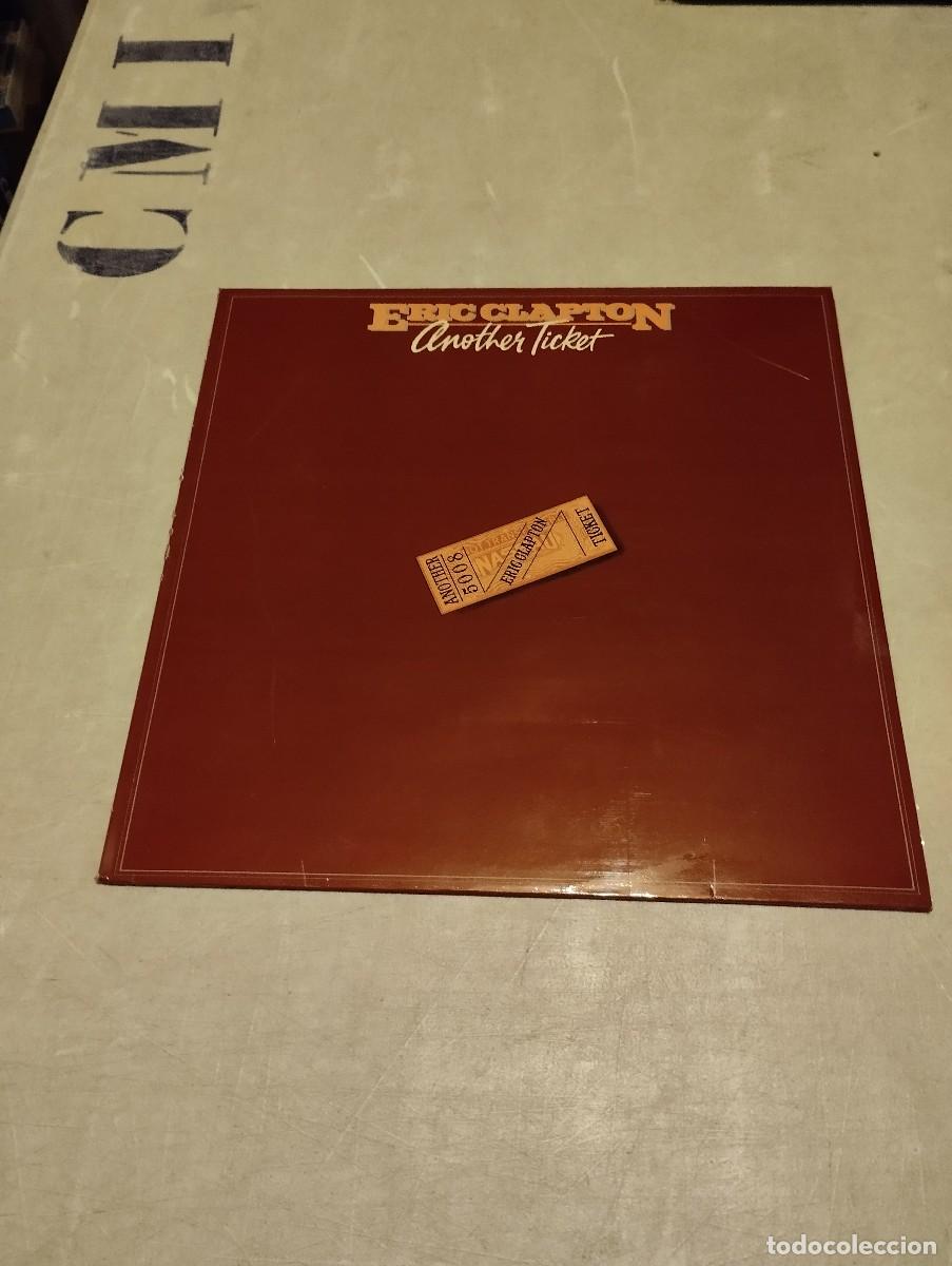 Discos de vinilo: Eric Clapton LP Another Ticket Esp.1981 encarte letras - Foto 1
