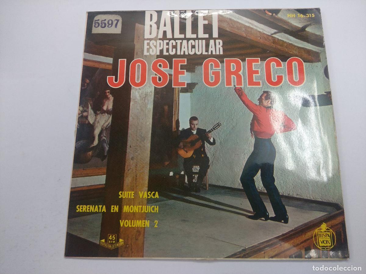 Discos de vinilo: JOSE GRECO/SUITE VASCA/SINGLE. - Foto 1