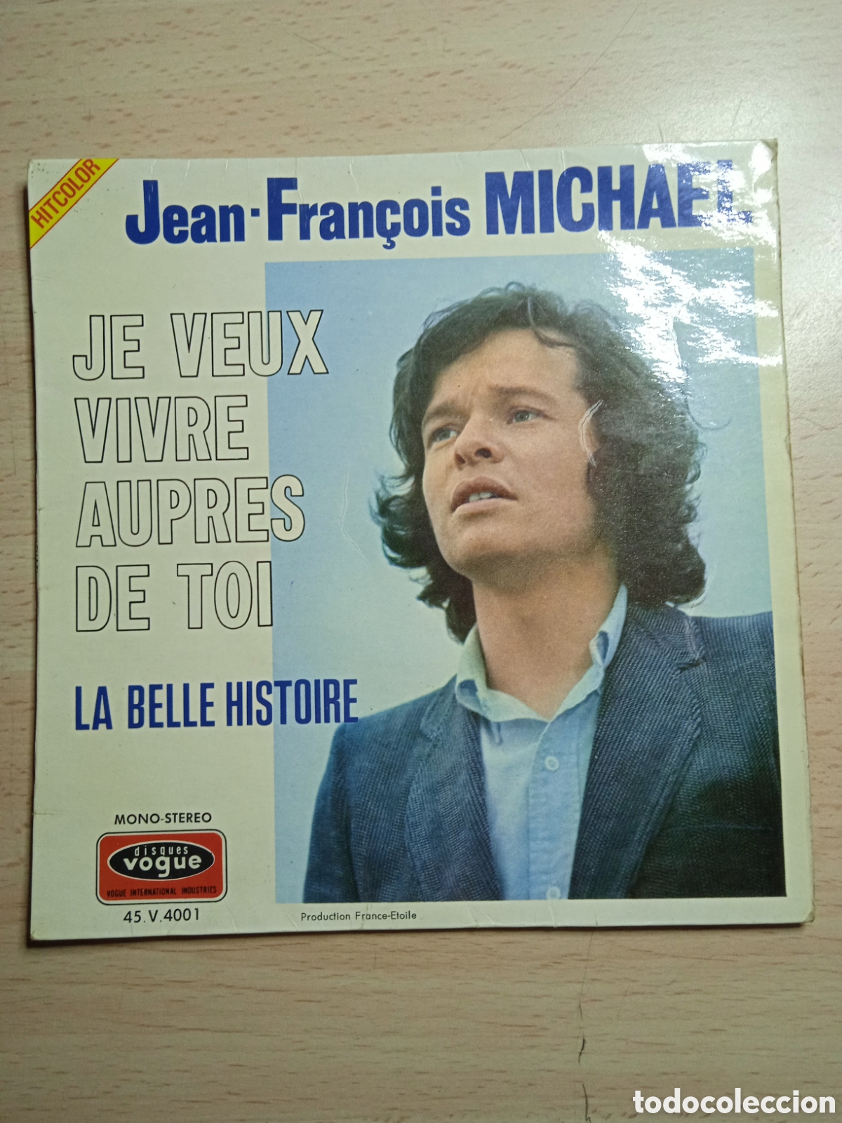 Disques de vinyle: Single 7&rdquo; Jean-Fran&ccedil;ois Michael.1971.Franve.