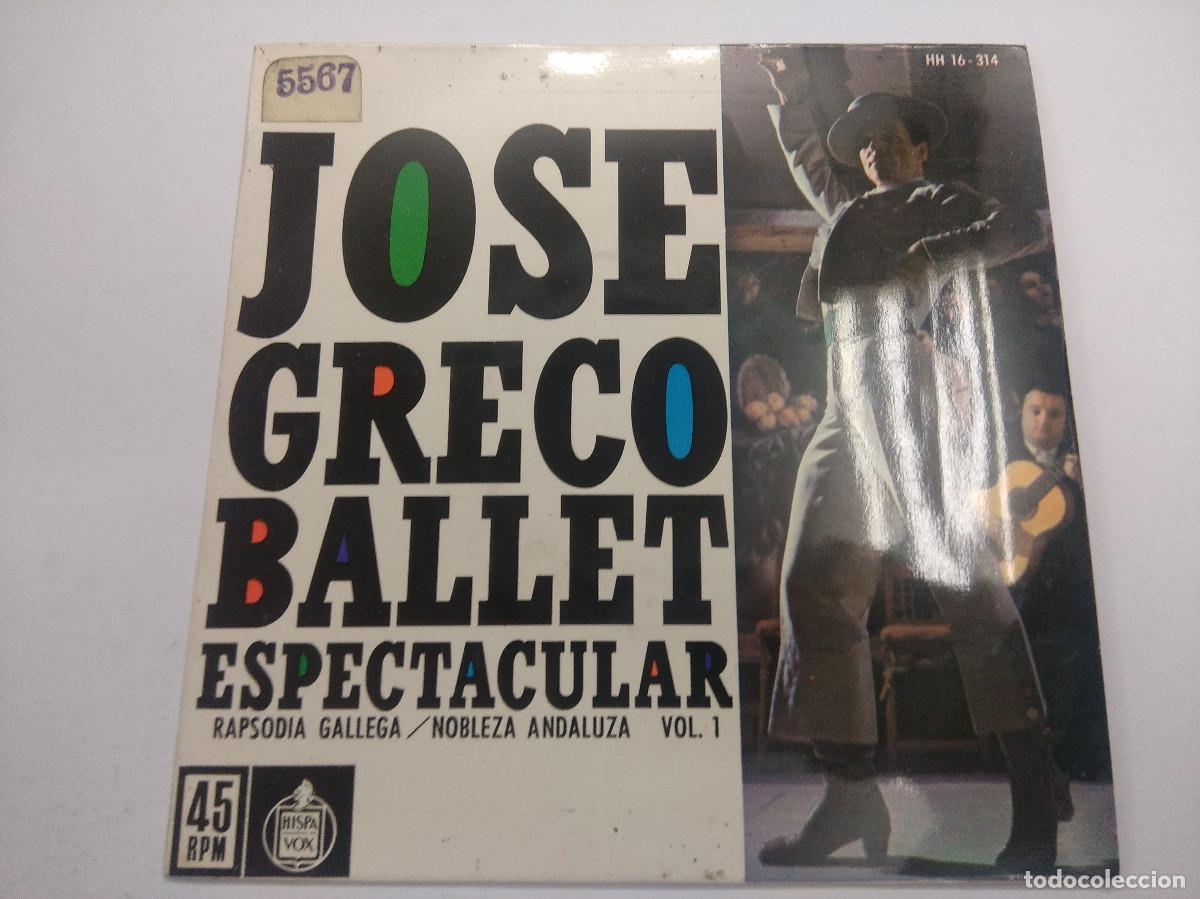 Discos de vinilo: JOSE GRECO/RAPSODIA GALLEGA/SINGLE. - Foto 1
