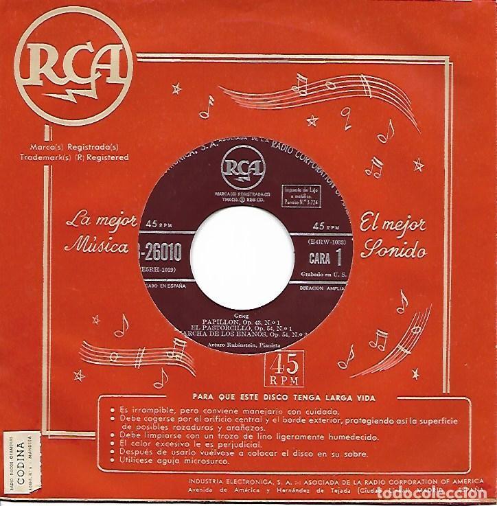 Discos de vinilo: ARTURO RUBINSTEIN - GRIEG - RCA - Foto 1