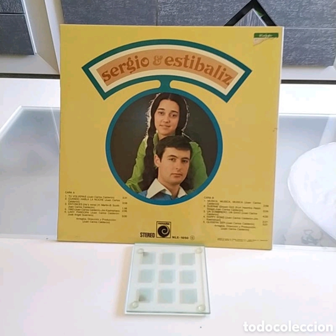 Discos de vinilo: Lp Sergio y Est&iacute;baliz. T&uacute; volver&aacute;s - Foto 2