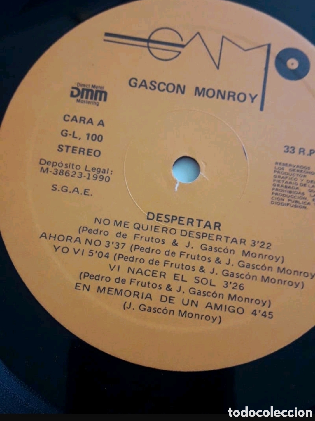 Discos de vinilo: Lp Gascon Monroy. Despertar. SIN USAR - Foto 3