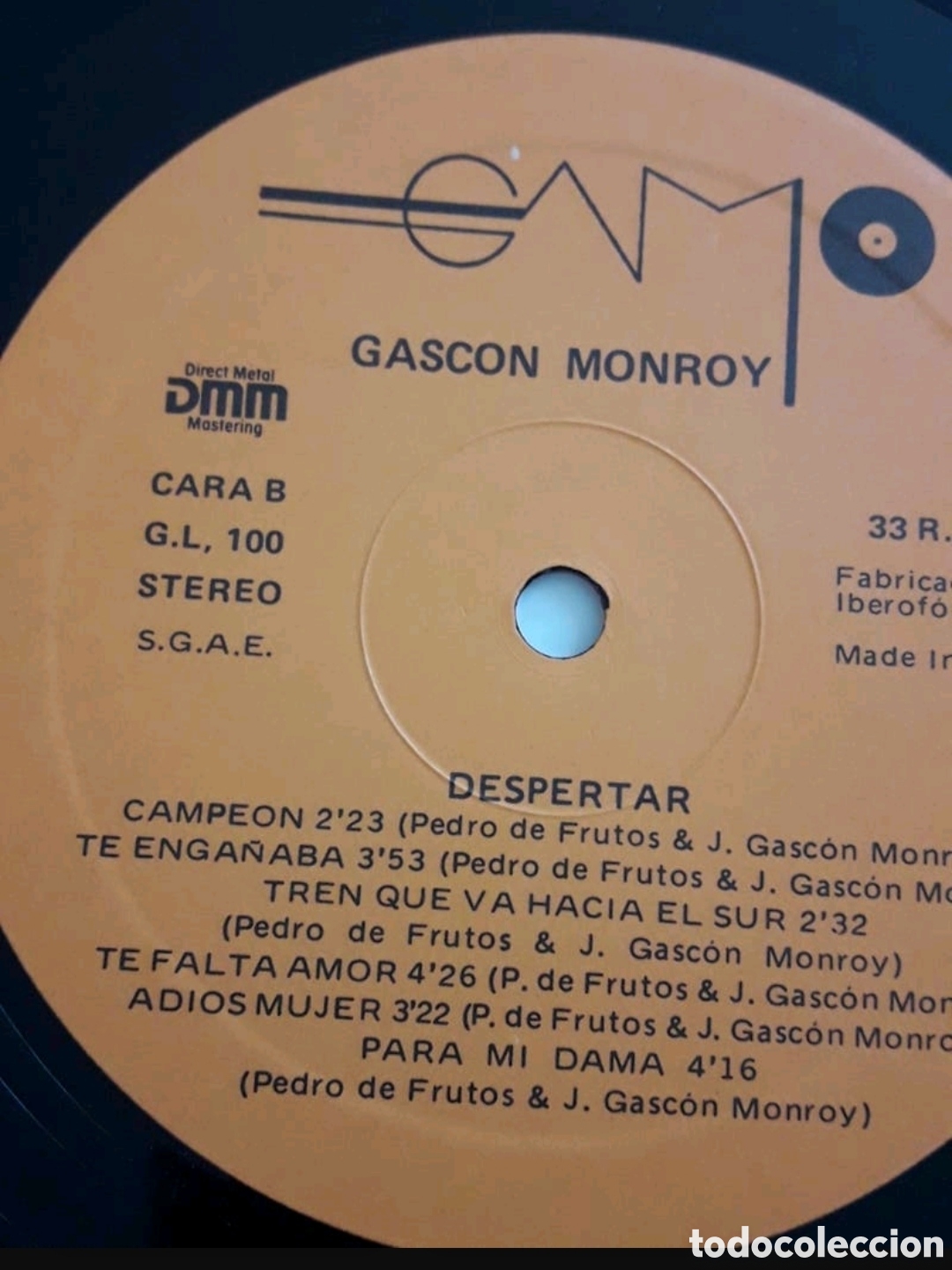 Discos de vinilo: Lp Gascon Monroy. Despertar. SIN USAR - Foto 4