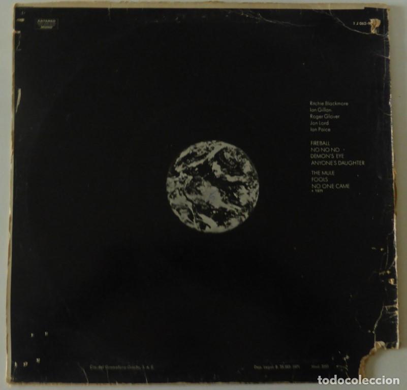 Discos de vinilo: Deep Purple. Fireball. Emi-Harvest, Spain 1971 LP - Foto 2