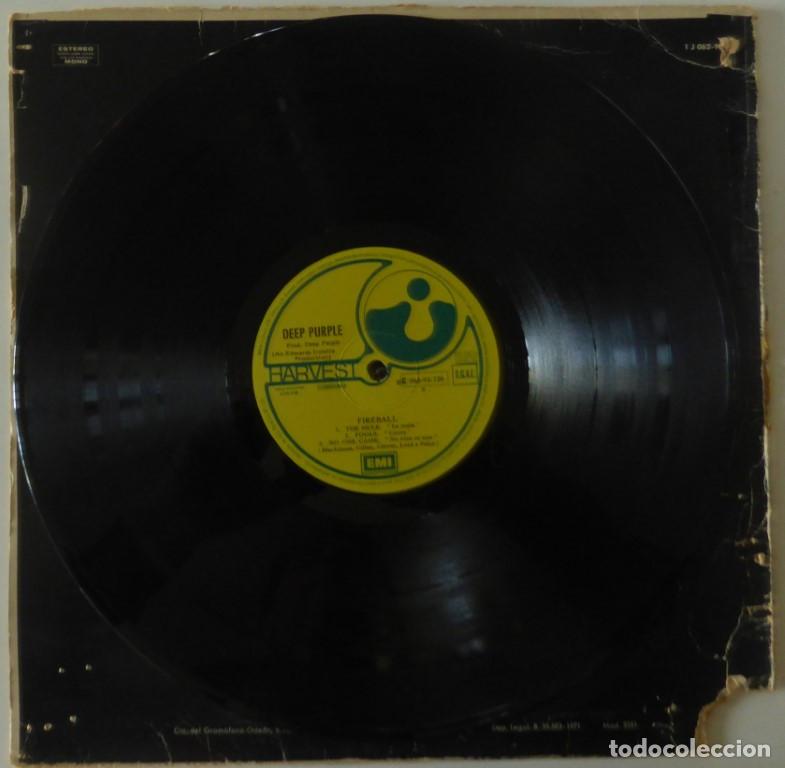 Discos de vinilo: Deep Purple. Fireball. Emi-Harvest, Spain 1971 LP - Foto 4
