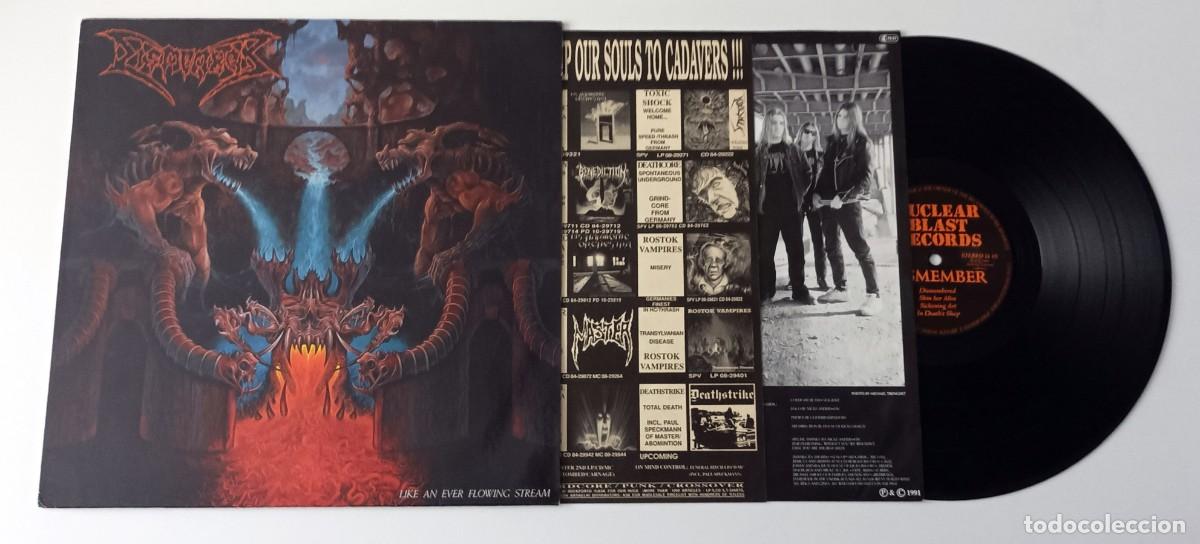 Discos de vinilo: LP DISMEMBER - LIKE AN EVER FLOWING STREAM - Foto 3