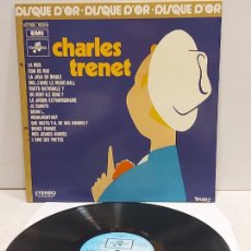 Discos de vinilo: CHARLES TRENET / LE DISQUE D'OR / LP GATEFOLD - COLUMBIA-1975 / MBC. ***/***. Lote 375138724