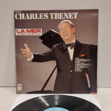 Discos de vinilo: CHARLES TRENET / LA MER-NOUVELLE VERSION 1975 / LP - COLUMBIA / MBC. ***/***. Lote 375141119