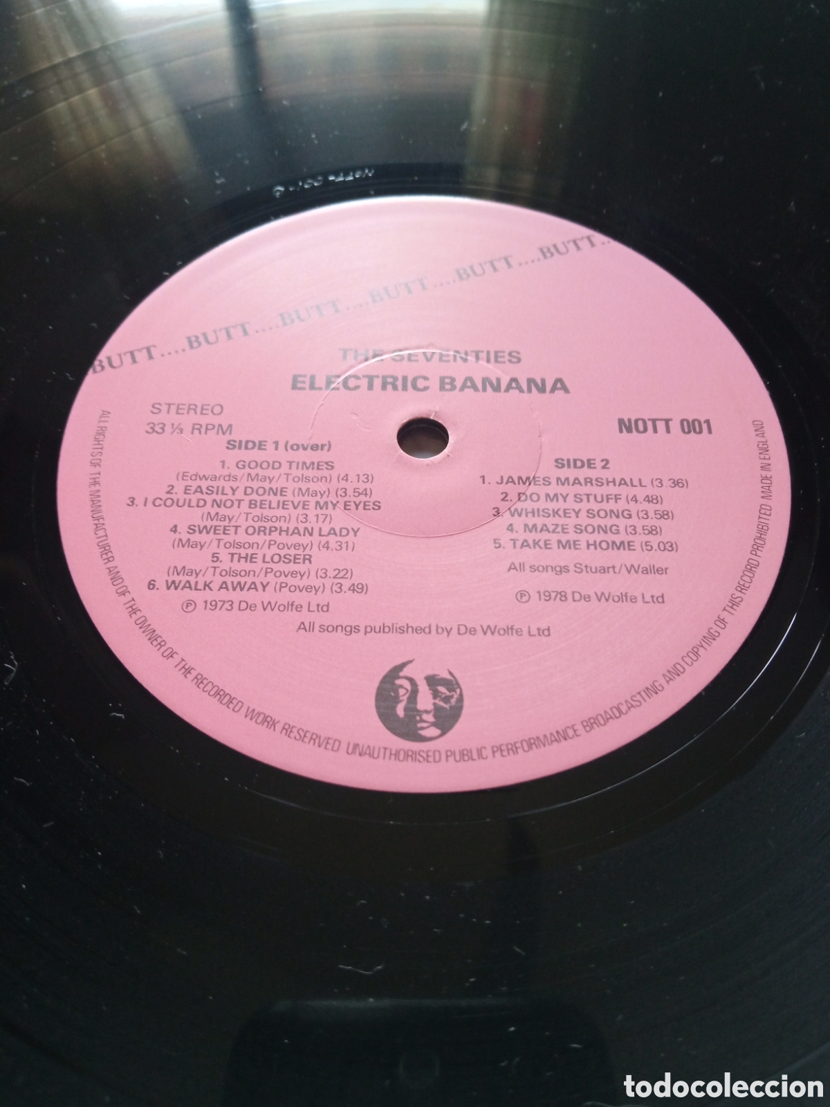 Discos de vinilo: El&eacute;ctric Banana - The seventies - Foto 3