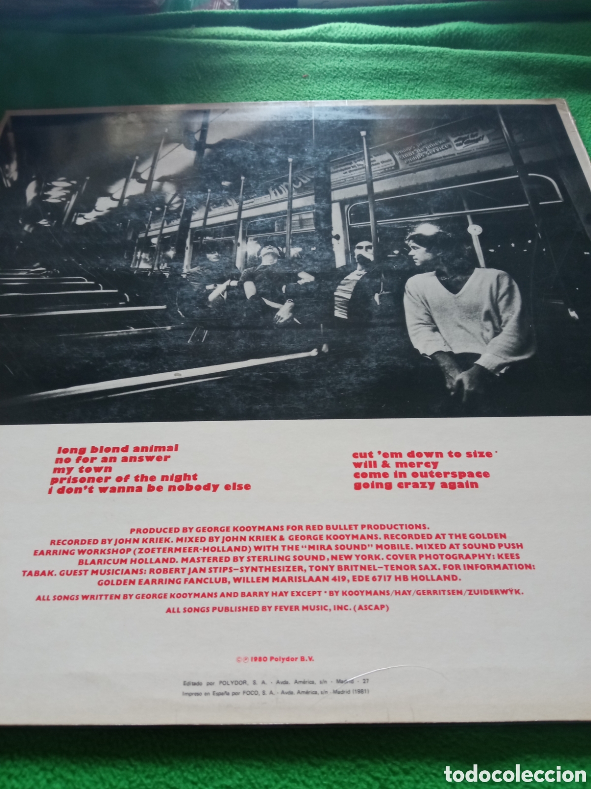Discos de vinilo: Golden Earring - Long blond animal - Foto 2