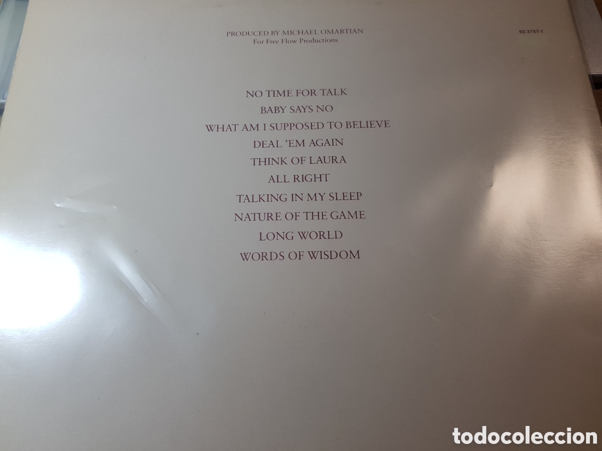 Discos de vinilo: CHRISTOPHER CROSS ANOTHER PAGE - Foto 2