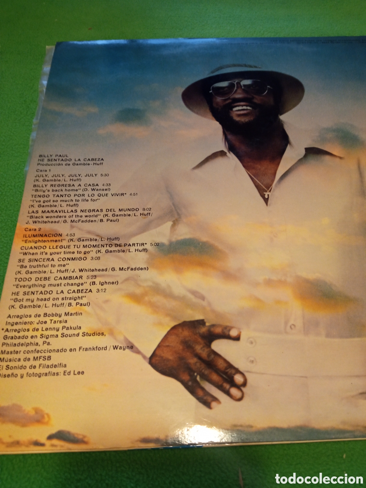 Discos de vinilo: Billy Paul - Got My Head on straigh - Foto 2