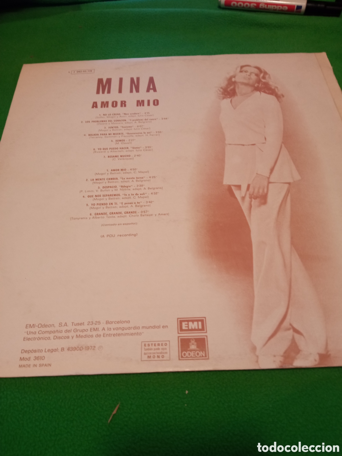Discos de vinilo: Mina - Amor mio Vinilo Lp - Foto 2