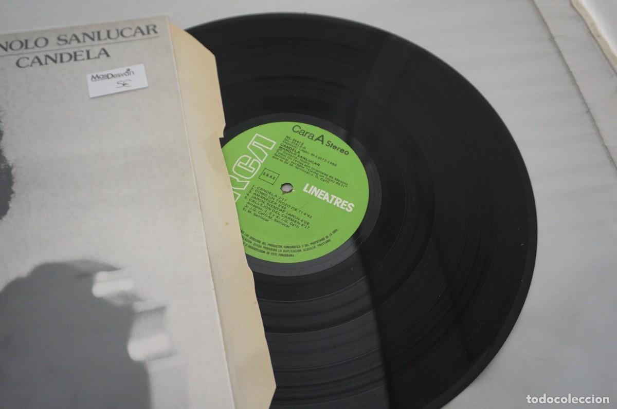 Discos de vinilo: Vinilo LP - MANOLO SANLUCAR - CANDELA - Foto 2