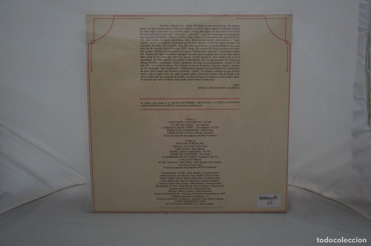 Discos de vinilo: Vinilo LP - NADAL VALENCIA - Foto 3