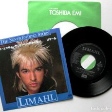 Discos de vinilo: LIMAHL / GIORGIO MORODER - THE NEVER ENDING STORY - SINGLE EMI 1985 JAPAN (EDICIÓN JAPONESA) BPY. Lote 375250999