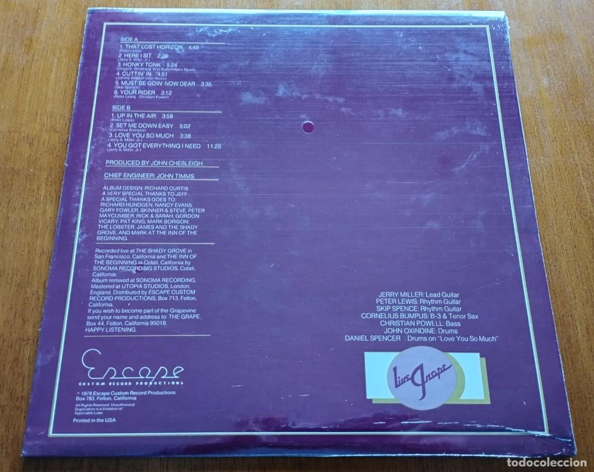 Discos de vinilo: MOBY GRAPE Live Grape 1978 SEALED ORIGINAL LP - Foto 2