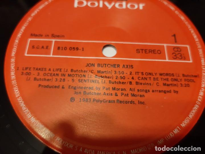 Discos de vinilo: JON BUTCHER AXIS -JON BUTCHER AXIS- (1983) LP DISCO VINILO - Foto 6