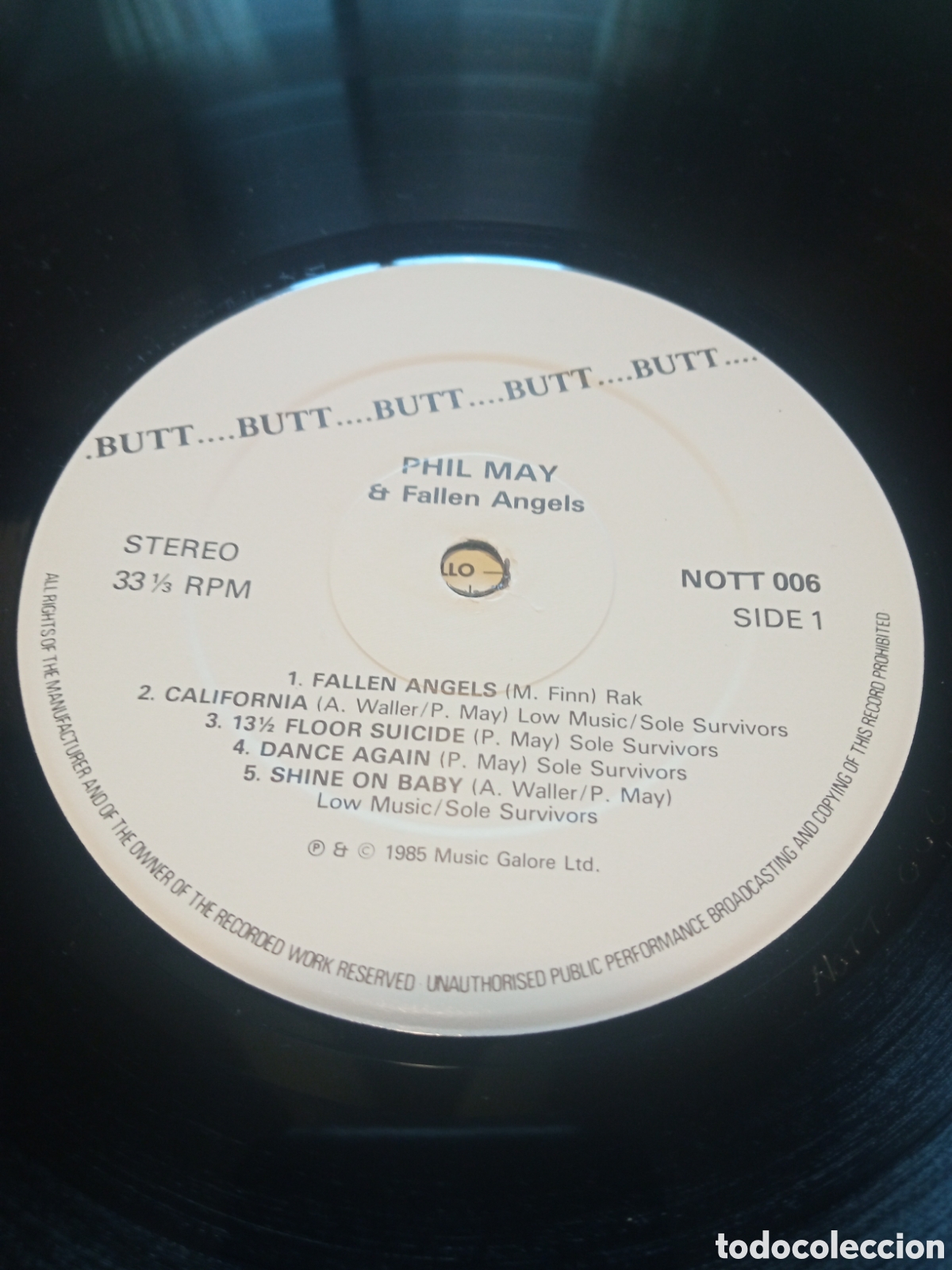 Discos de vinilo: Phil May & Fallen Angels - Same - Foto 5