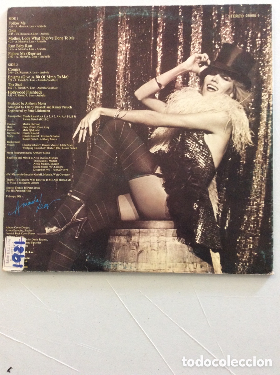 Discos de vinilo: Amanda Lear. Sweet revenge. - Foto 2