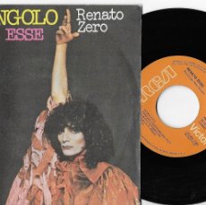 Dischi in vinile: RENATO ZERO 7” SPAIN 45 TRIANGOLO + SESSO O ESSE 1978 SINGLE VINILO ELECTRONIC POP ITALO DISCO MIRA. Lote 375377809