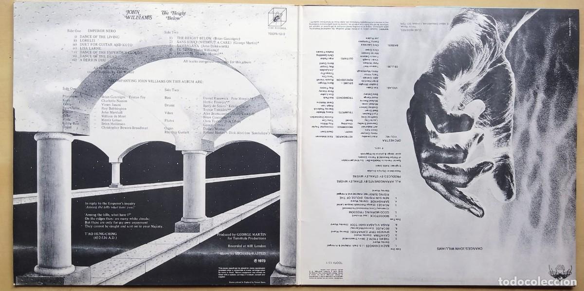 Discos de vinilo: John Williams &ndash; Changes / The Height Below - DOBLE LP 1977 UK -GATEFOLD - Foto 3