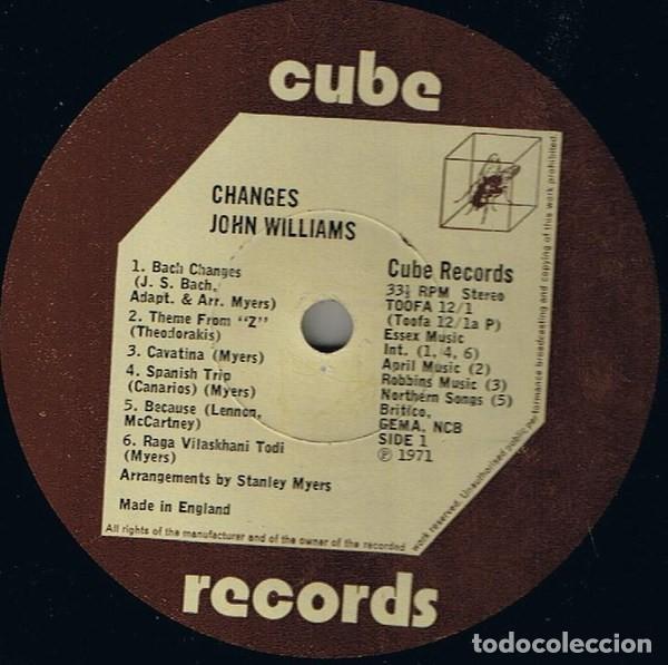 Discos de vinilo: John Williams &ndash; Changes / The Height Below - DOBLE LP 1977 UK -GATEFOLD - Foto 4