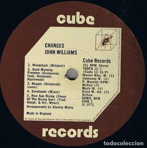 Discos de vinilo: John Williams &ndash; Changes / The Height Below - DOBLE LP 1977 UK -GATEFOLD - Foto 5