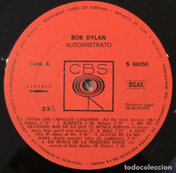Discos de vinilo: Bob Dylan &lrm;&ndash; Autorretrato = Self Portrait - Foto 6