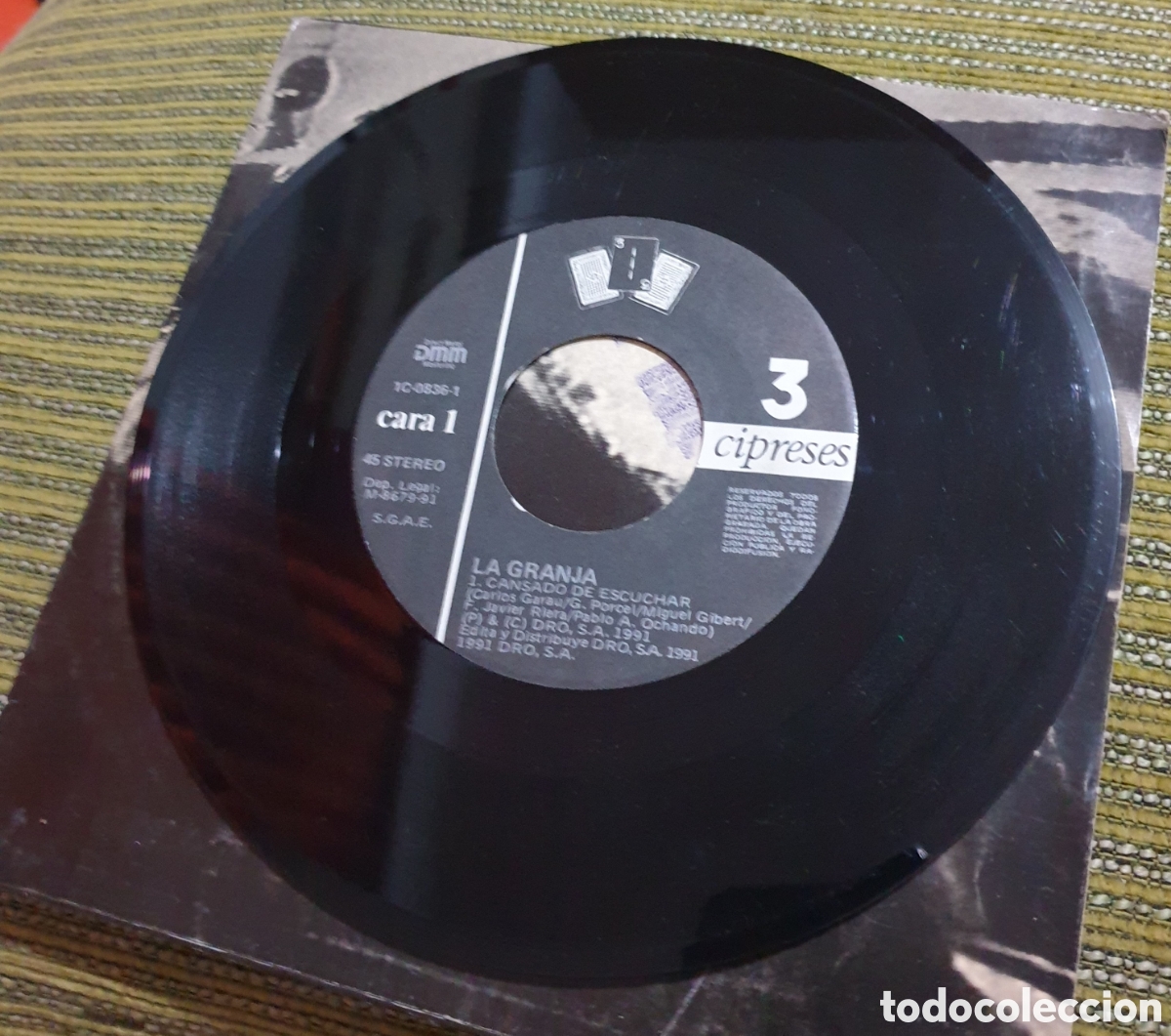Discos de vinilo: La granja - cansado de escuchar - Foto 2