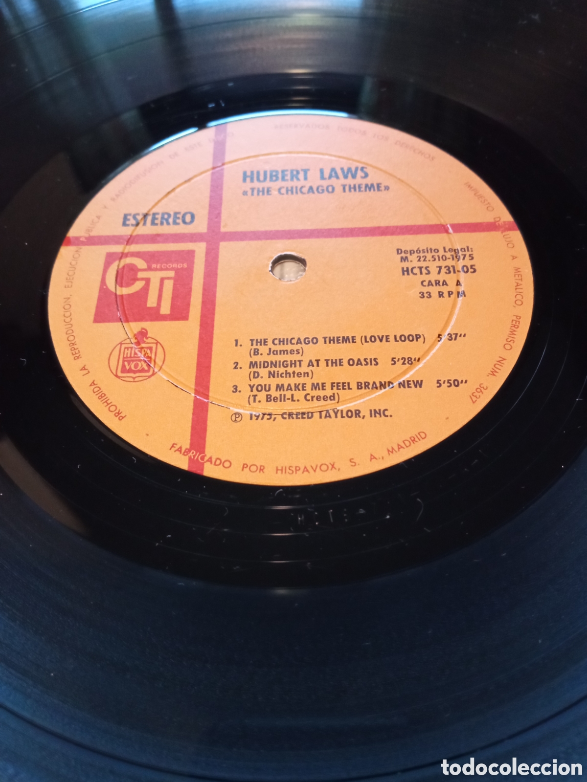 Discos de vinilo: Hubert Laws - The Chicago Theme - Foto 5