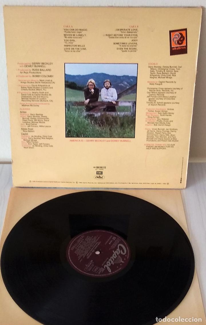 Discos de vinilo: AMERICA - VIEW FROM THE GROUND CAPITOL - 1982 - Foto 2