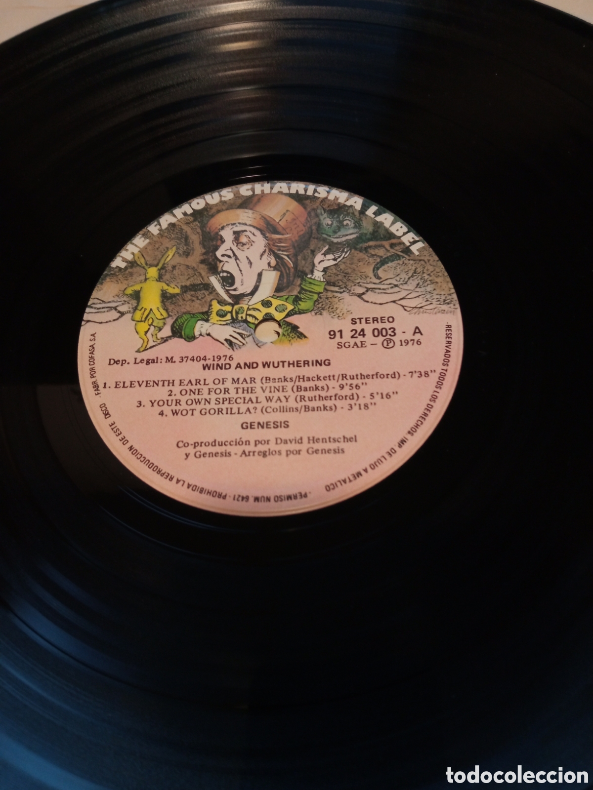 Discos de vinilo: G&eacute;nesis - Wind & Wuthering - Foto 4