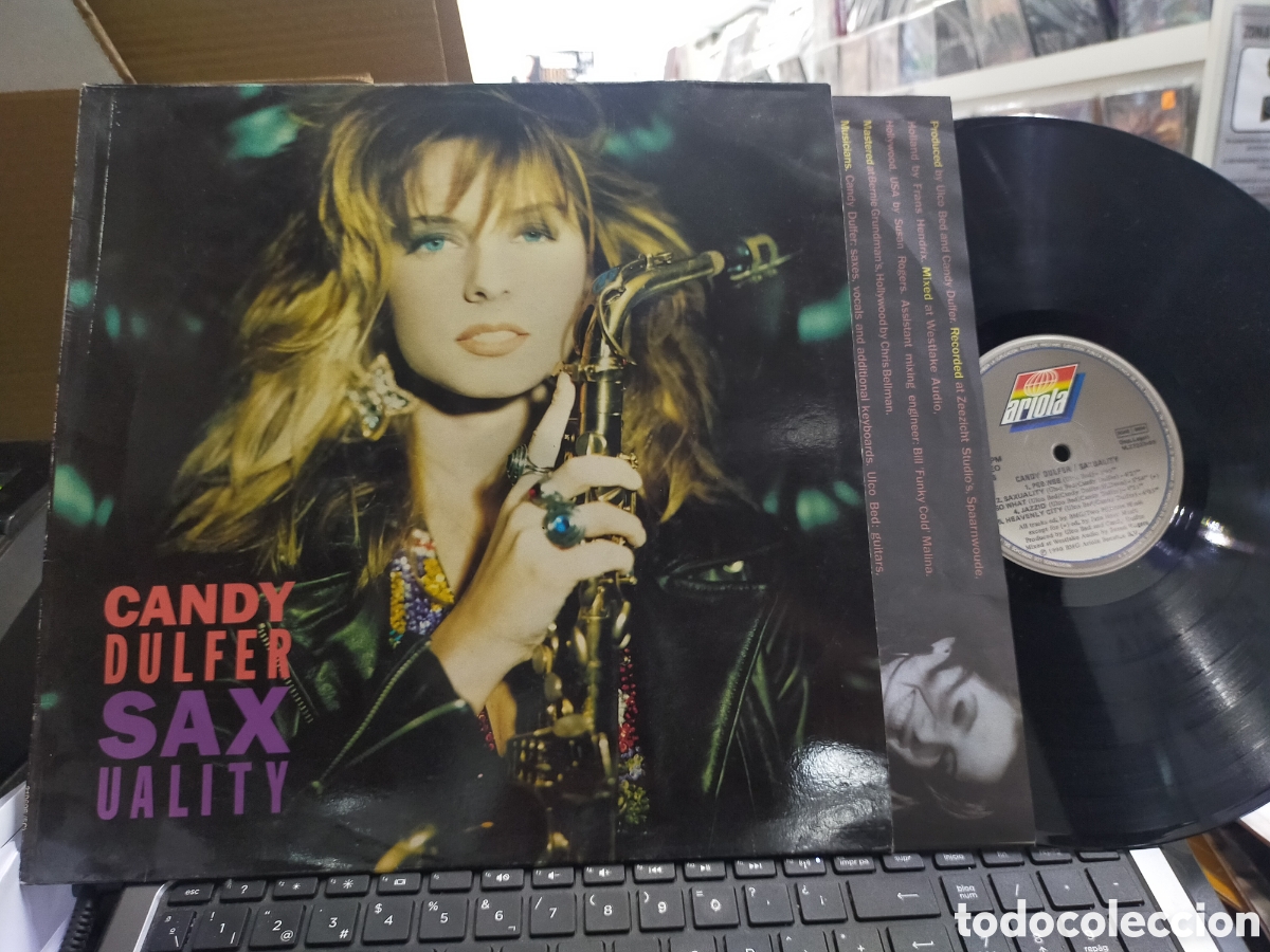 Discos de vinilo: Candy dulfer lp saxuality Espa&ntilde;a 1990 - Foto 1