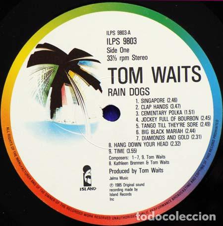 Discos de vinilo: Tom Waits &lrm;&ndash; Rain Dogs - Foto 3