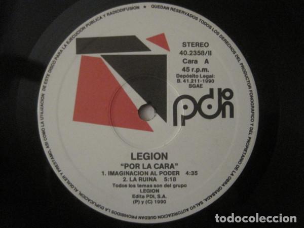 Discos de vinilo: Legion &lrm;&ndash; Mind Training / Por La Cara - Foto 3