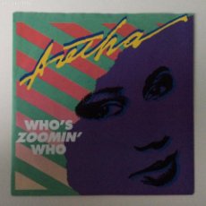 Discos de vinilo: ARETHA FRANKLIN ‎– WHO'S ZOOMIN' WHO / SWEET BITTER LOVE , GERMANY 1985 ARISTA