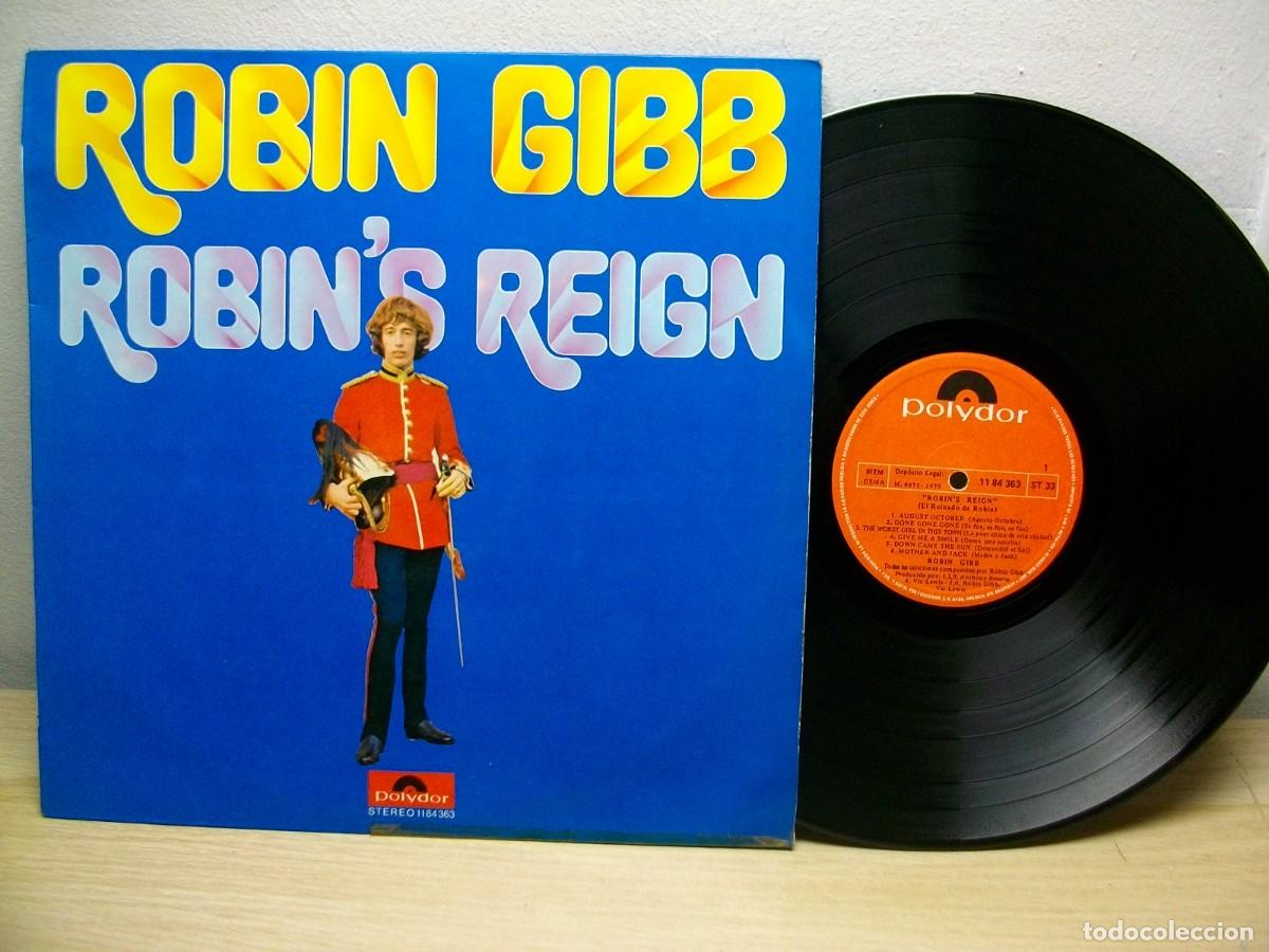 Discos de vinilo: ROBIN GIBB ROBINS REIGN LP - Foto 1
