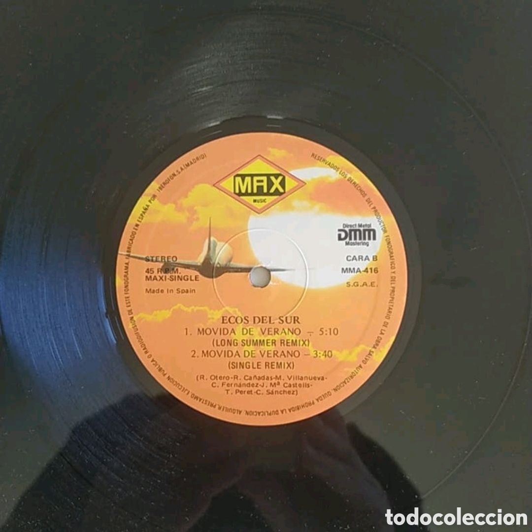 Discos de vinilo: Maxi single Ecos del sur, movida de verano - Foto 4